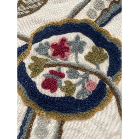 High End Vintage Upholstery Fabric Floral Motif medium weight 3 yards - Picture 2 of 5